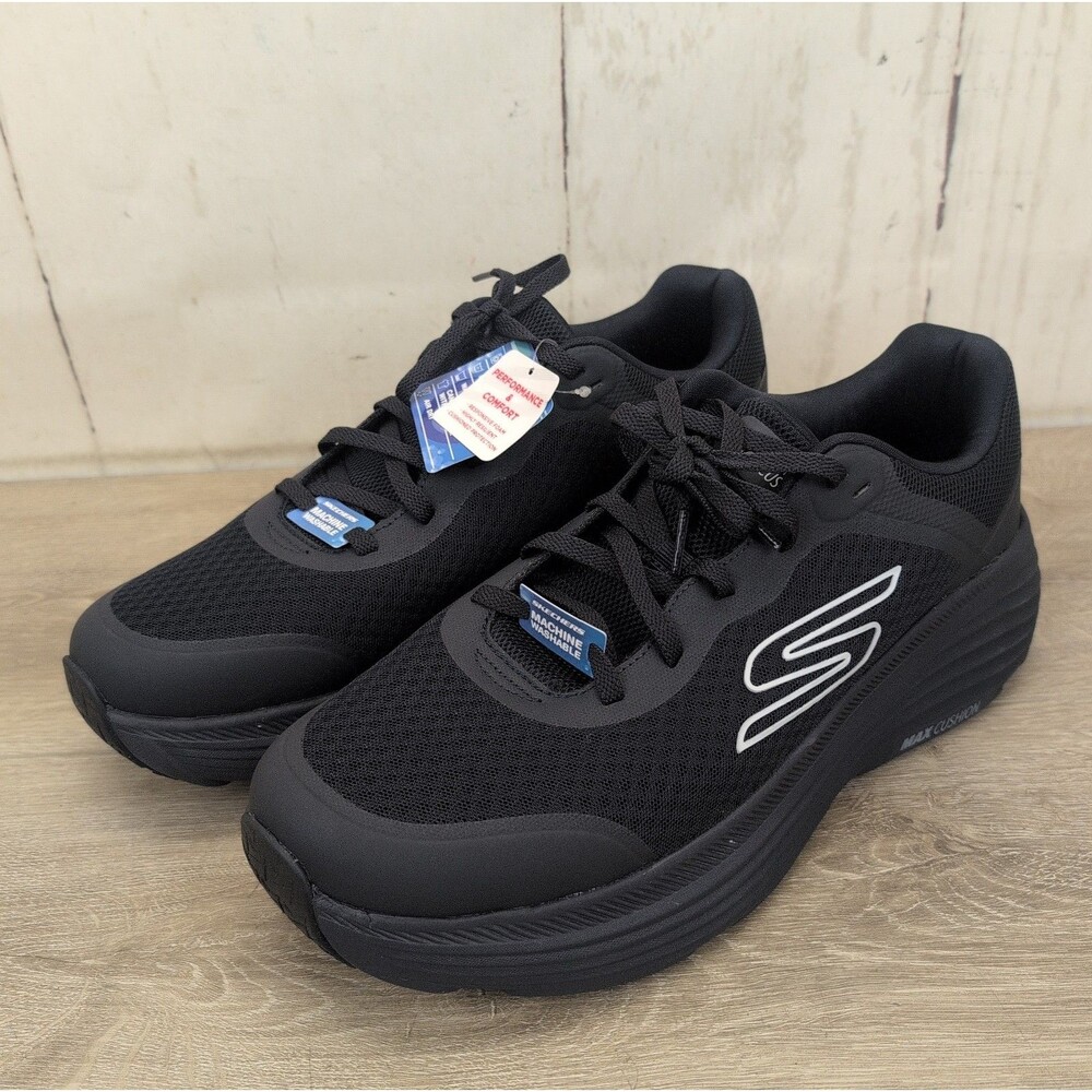 Skechers Go Run Max Cushion Sneakers Men's Size 12 Navy Blue Brand New
